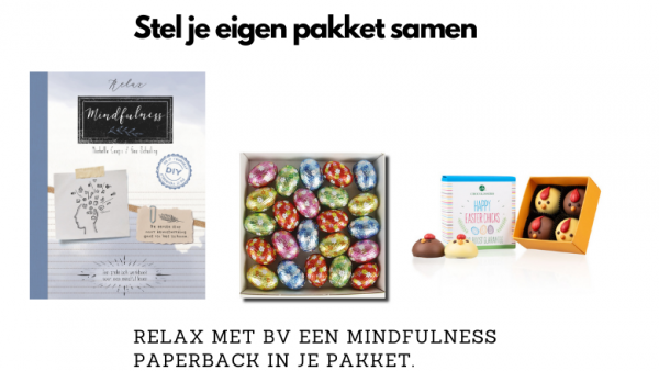 Paaspakket met mindfulness boek zelf samenstellen