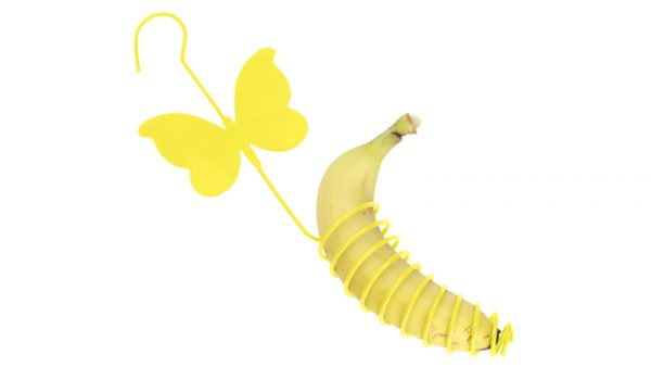 gele bananenhouder
