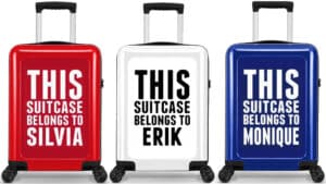 Trolley met eigen naam of full colour bedrukt